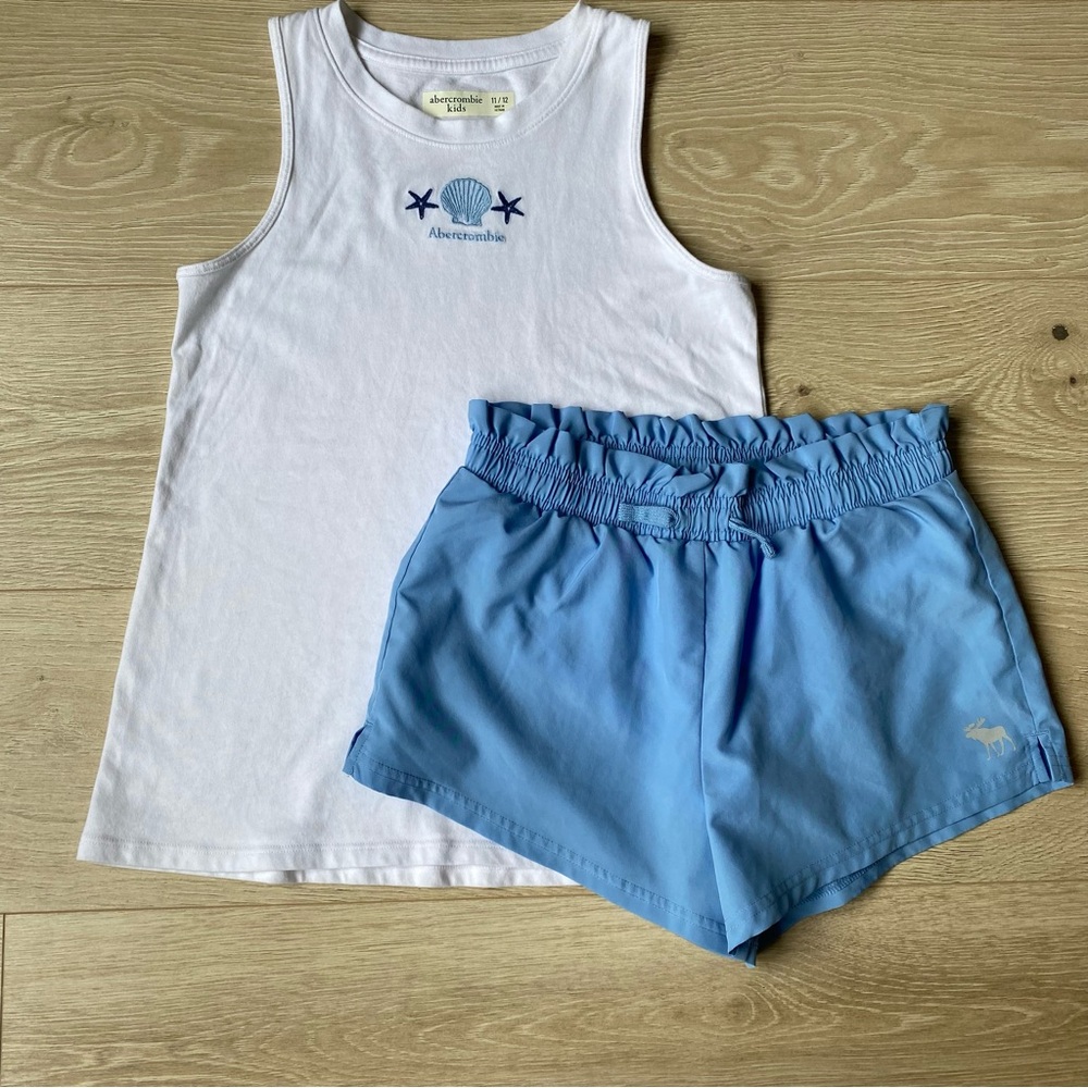 Abercrombie Kids Active Shorts and Tank Top Outfit 11/12